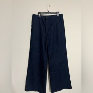 Ann Taylor Navy High-Rise Pants